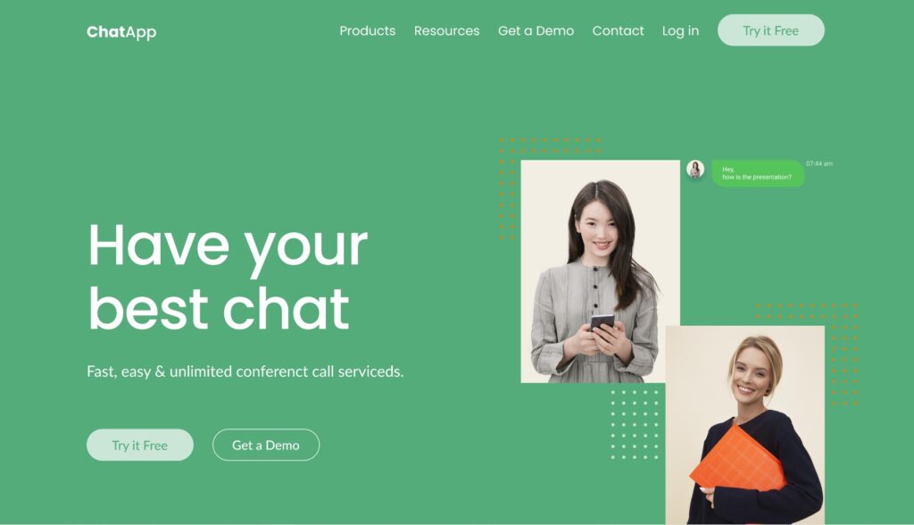 web-chatapp-hp-hero