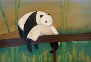 YAOart-oilpainting-panda