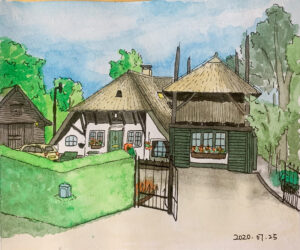 YAOart-watercolor-Dutch Camper